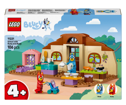 Klocki LEGO® LEGO BLUEY 11221 Szkoła z Ryżykiem i Blue